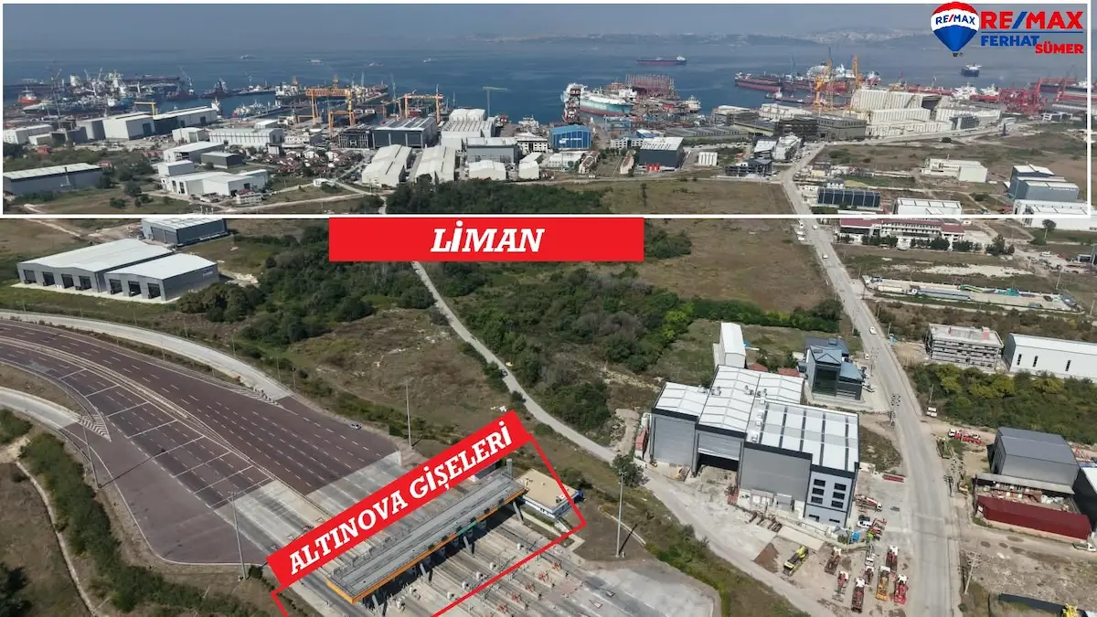 TERSANELER BÖLGESİNDE LİMAN VE GİŞELERE 500 METRE SATILIK ARSA